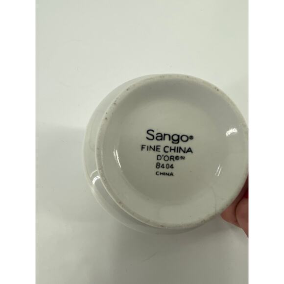 Sango Fine China, Lance Pattern. Gold Trimmed creamer jug - Picture 4 of 6